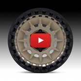 Black Rhino Barrage Desert Sand Custom Truck Wheels 4